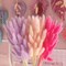 120pcs Light-Purple Bunny Tail Pampas Grass Dried Flowers for Vase Boho Flowers Dried Babys Breath Wedding Decor Dry Flowers for Vase (Purple 120 PCS)